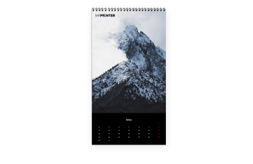 Kalender 30x60cm (schwarz)