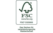 Internetdruckerei MrPrinter ist FSC-zertifiziert.